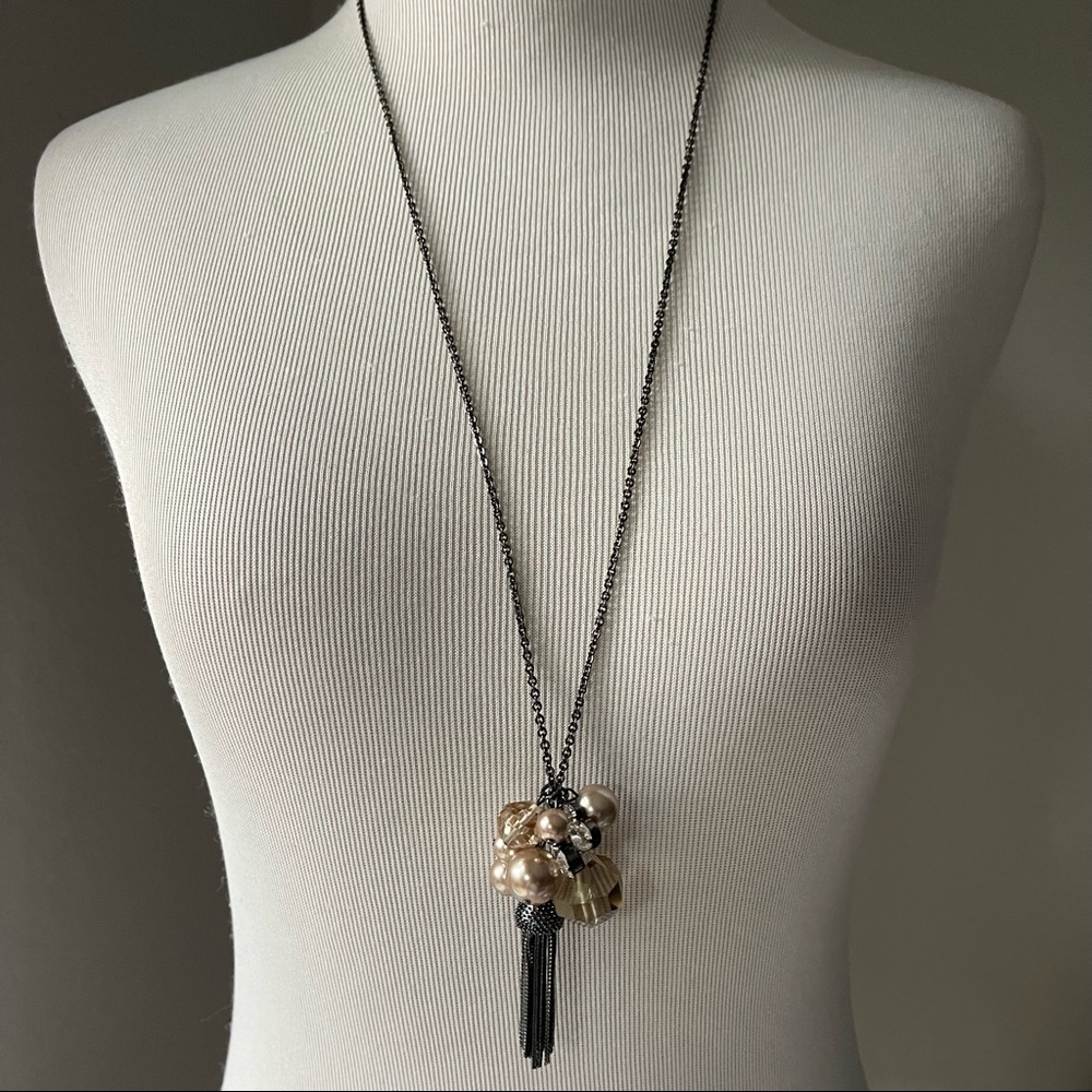 J. Crew Charms Cluster Necklace